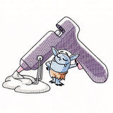 Bobblin of the Month - Hot Glue Gun Mess