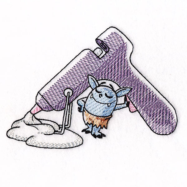 Bobblin of the Month - Hot Glue Gun Mess