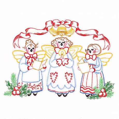 Caroling Angels Border