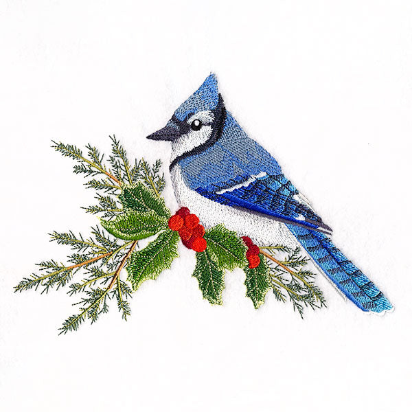 Winter Cheer Blue Jay