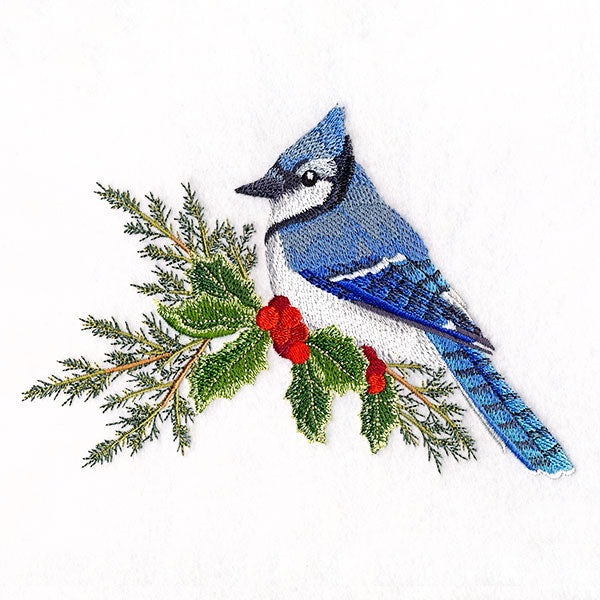 Winter Cheer Blue Jay