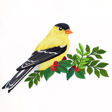 Winter Cheer Goldfinch