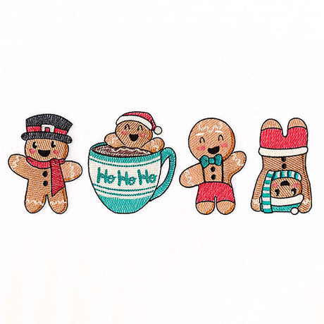 Playful Gingerbread Border