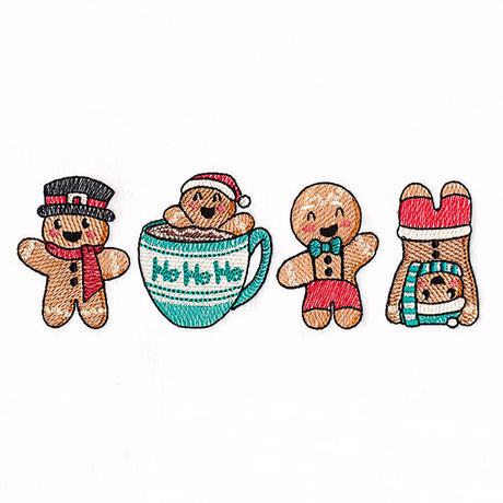 Playful Gingerbread Border