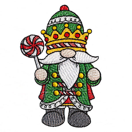 Christmas Nutcracker Peppermint Gnome