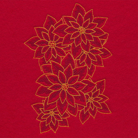 Dancing Christmas Poinsettias