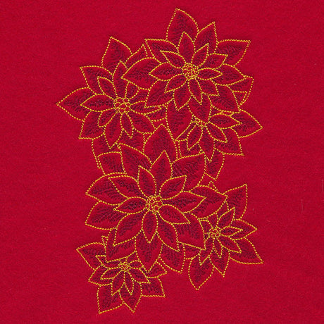 Dancing Christmas Poinsettias