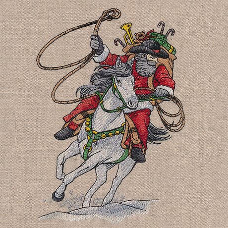 Wild West Cowboy Santa