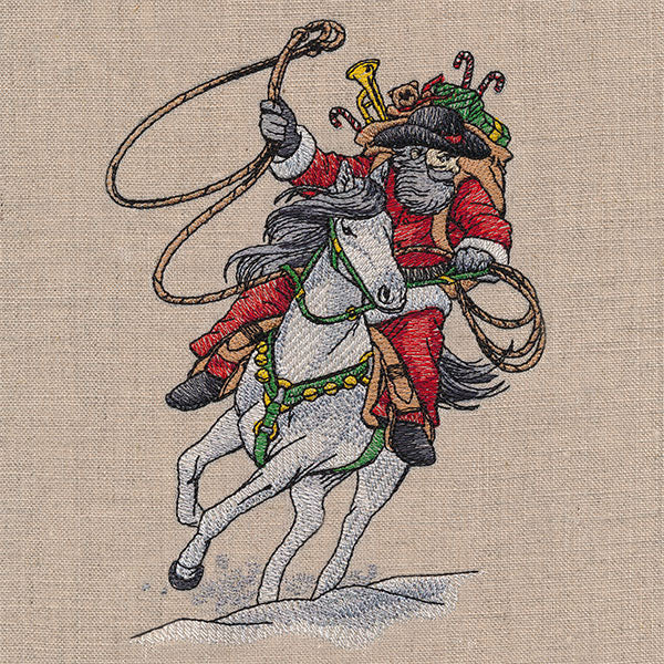 Wild West Cowboy Santa