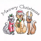 Meowy Christmas Caroling Cats