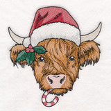 Moo-y Christmas Highland Cow