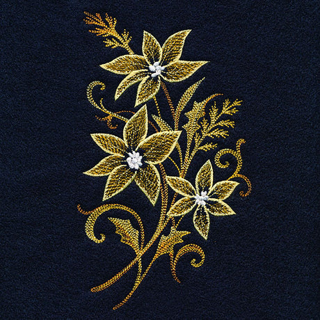 Christmas Poinsettias Spray