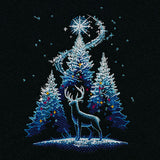 Glowing Yuletide Forest Scene
