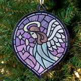 Stained Glass Nativity Ornament - Angel