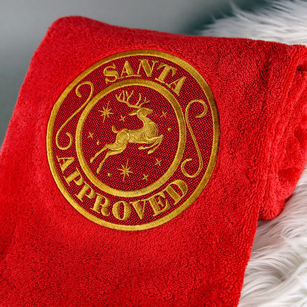 Santa Approved Official Seal (Embossed)