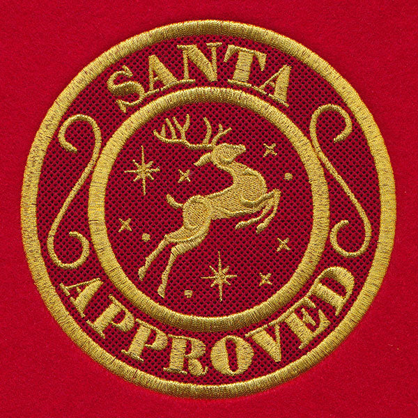 Santa Approved Official Seal (Embossed)