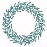 Berries and Frost Winter Wreath