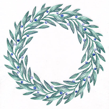 Berries and Frost Winter Wreath