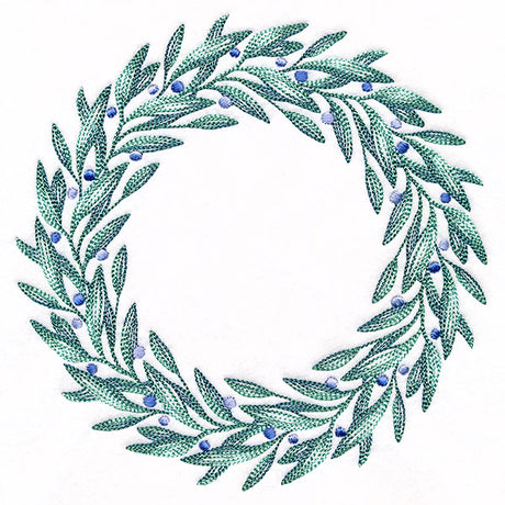 Berries and Frost Winter Wreath