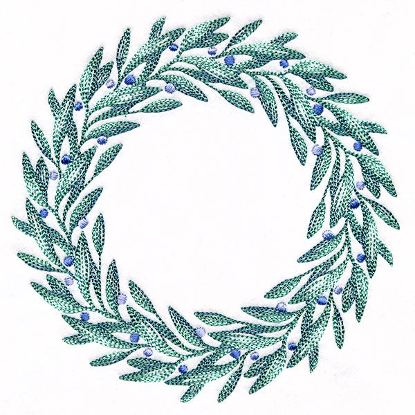 Berries and Frost Winter Wreath