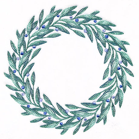 Berries and Frost Winter Wreath