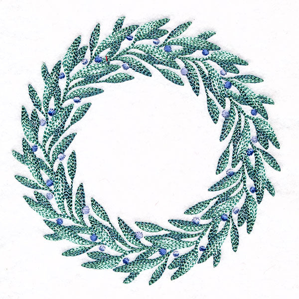 Berries and Frost Winter Wreath