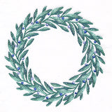 Berries and Frost Winter Wreath