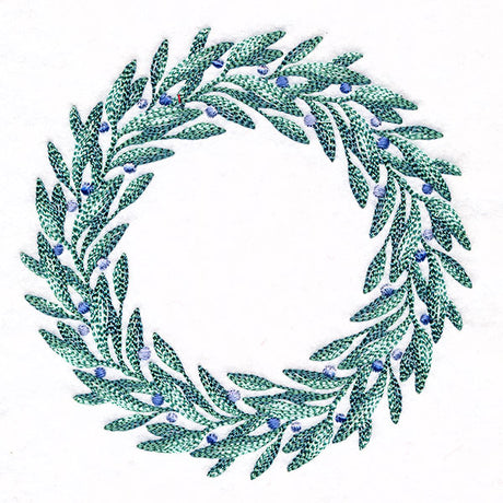 Berries and Frost Winter Wreath