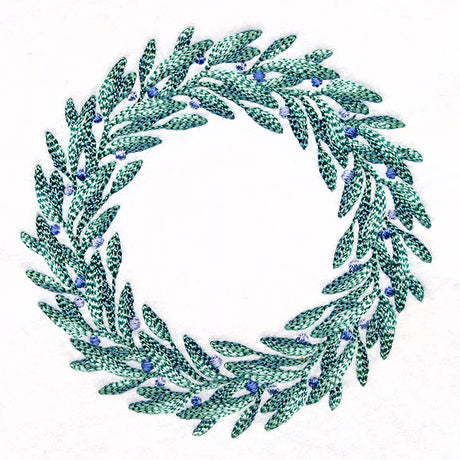 Berries and Frost Winter Wreath