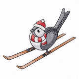 Skiing Chickadee