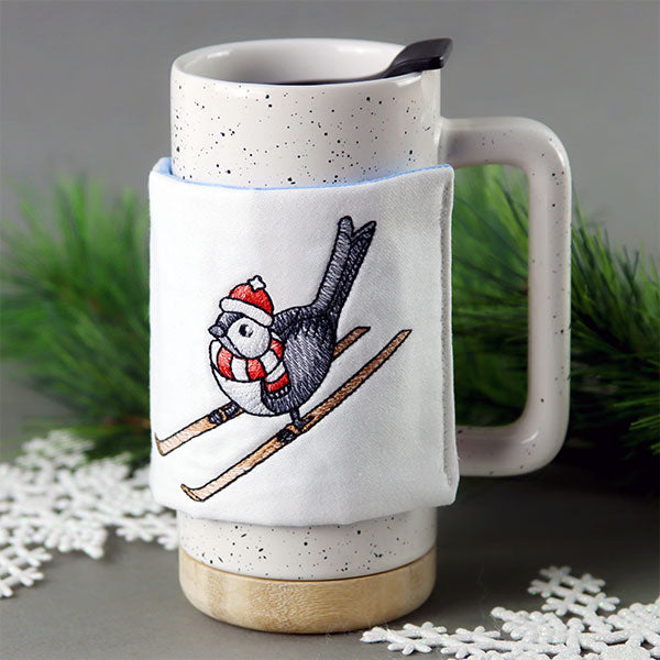 Skiing Chickadee