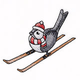 Skiing Chickadee