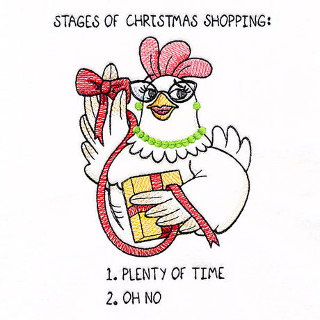 Stages of Christmas Chicken