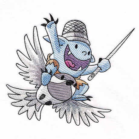 Bobblin of the Month - Riding a Chickadee