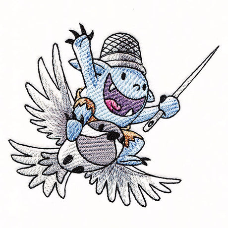 Bobblin of the Month - Riding a Chickadee