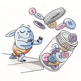 Bobblin of the Month - Pushing Buttons