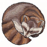 Sleeping Animal Circle - Raccoon