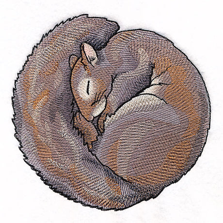 Sleeping Animal Circle - Squirrel