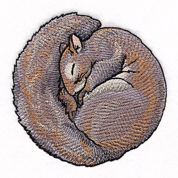 Sleeping Animal Circle - Squirrel