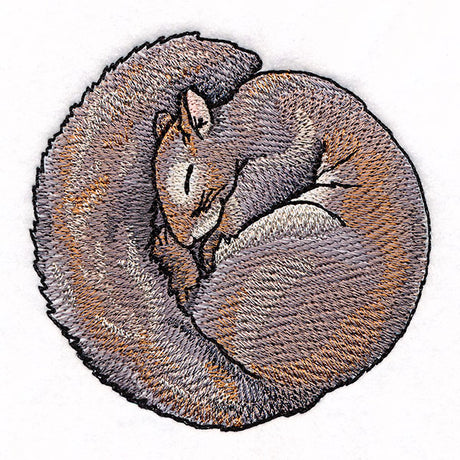 Sleeping Animal Circle - Squirrel