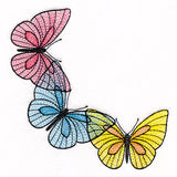 Rainbow Butterfly Corner