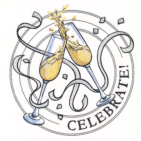 Celebrate Champagne Stamp