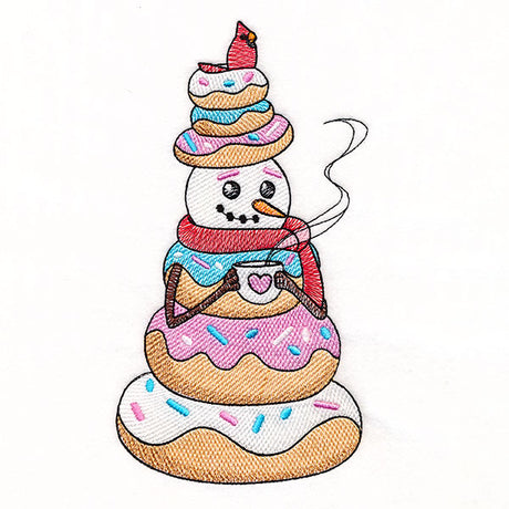 Donut Snowman