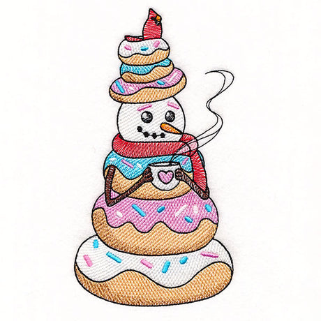 Donut Snowman