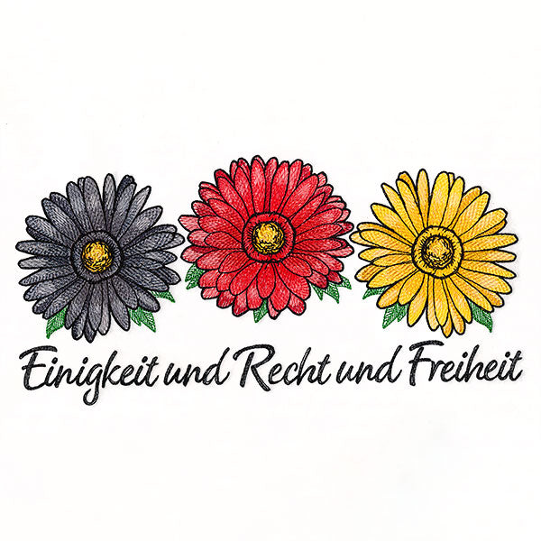Einigkeit und Recht und Freiheit Daisies