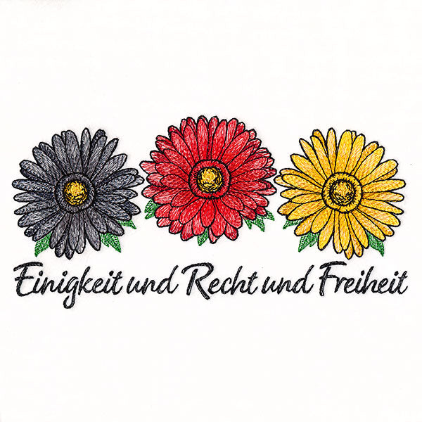 Einigkeit und Recht und Freiheit Daisies