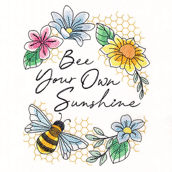 Bee Your Own Sunshine Wreath