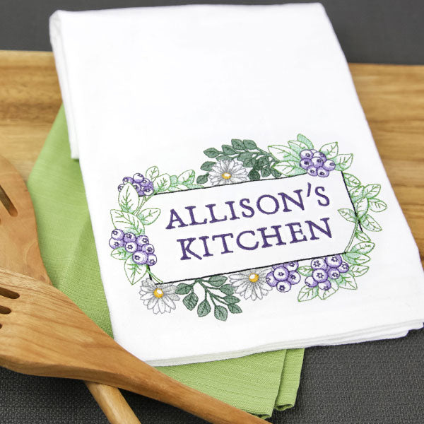 Pretty Botanicals Quilt Label