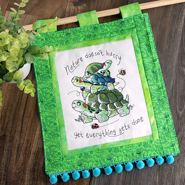 Nature Doesn't Hurry Turtle Stack