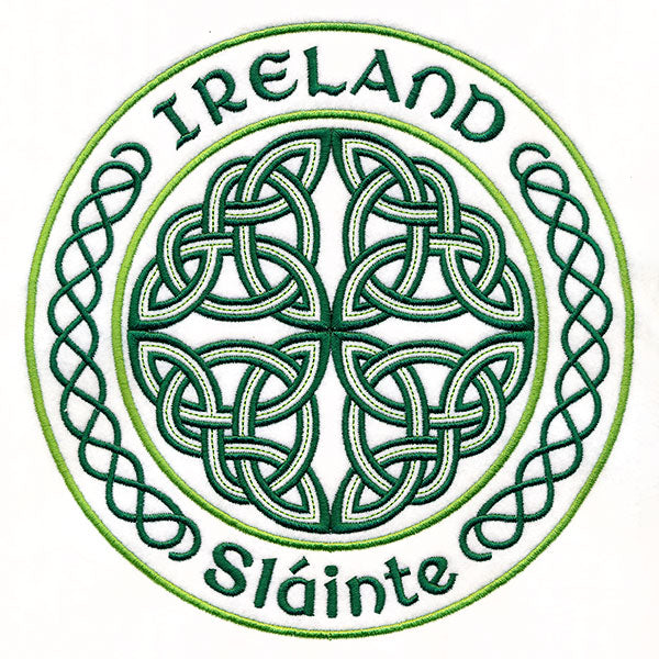 Ireland Sláinte
Stamp Satin Stitch